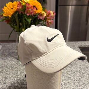 Nike Off-White Cap with Black Logo